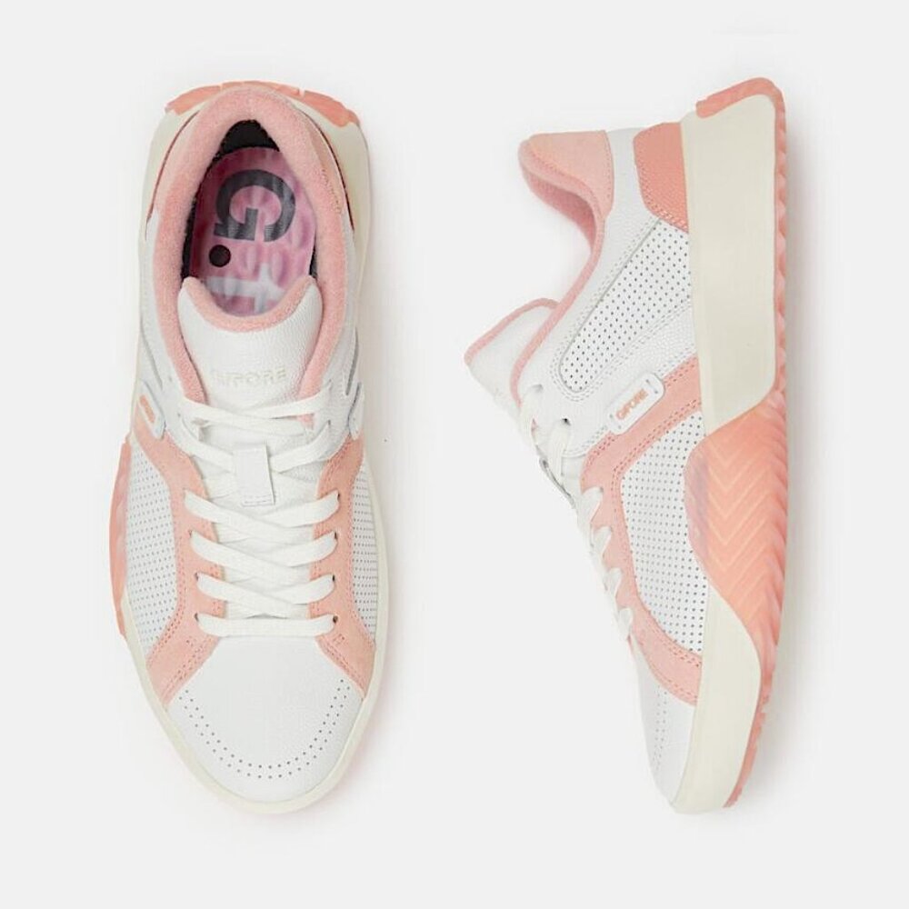 G/FORE G112 Street Shoes Leather Color Armour Snow Wm Sz 7.5  NEW $250